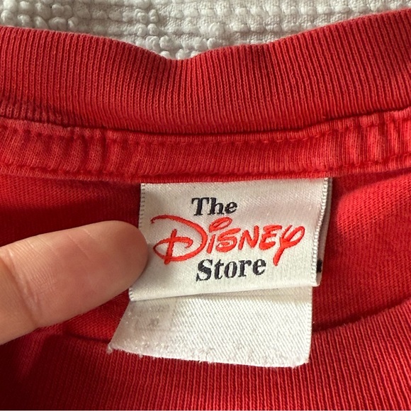 Mickey Mouse & Goofy - "Making Music" Red Shirt - Pocket -XL- The Disney Store - Picture 8 of 10